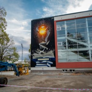 Графит ще краси сградата на Механото в Разград (СНИМКИ)