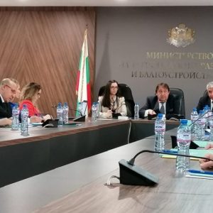 Кметът Денчо Бояджиев участва в среща на ръководството на НСОРБ с министъра на регионалното развитие